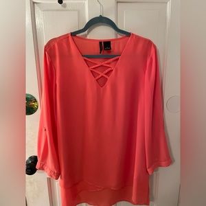 Beautiful coral blouse